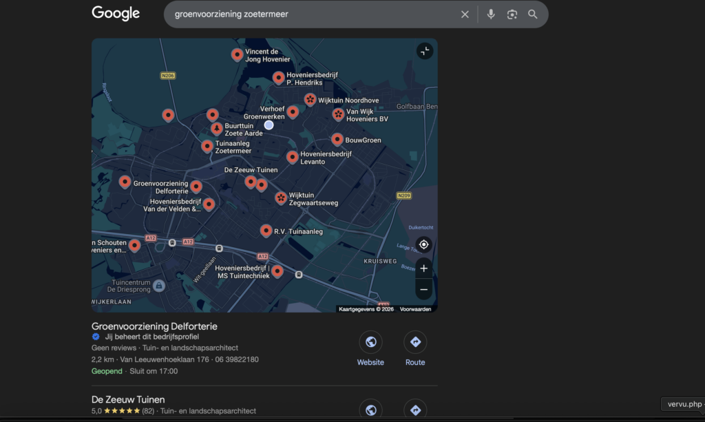 Groenvoorziening Delforterie Google Mijn Bedrijf