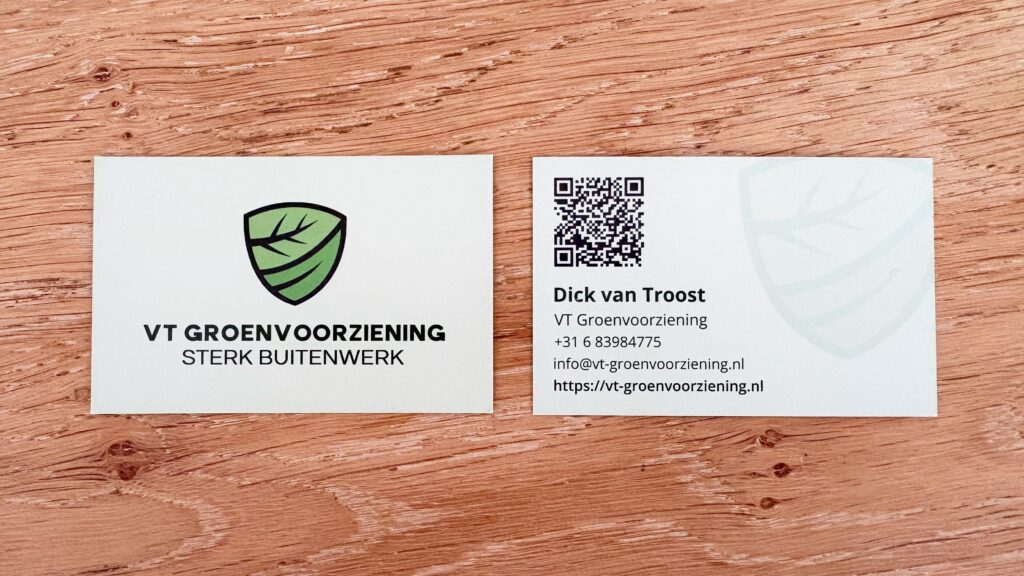 Groenvoorziening Moerkapelle - Vt Groenvoorziening Visitekaartjes
