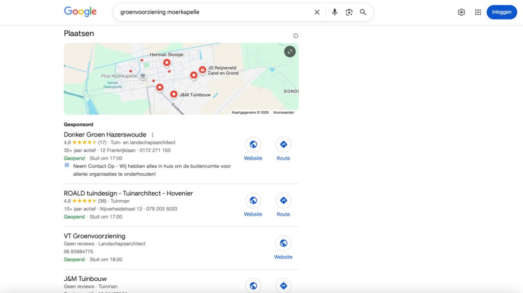 Vt Groenvoorziening Google Mijn Bedrijf